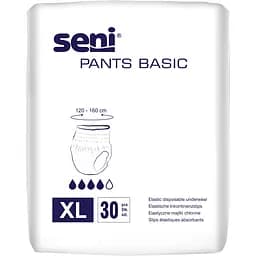 Трусы для взрослых Seni Pants Basic extra large поглотительные 30 шт. (SE-096-XL30-BP1)