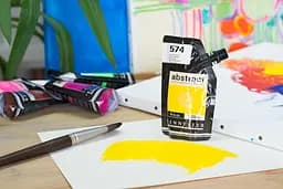 Акрилова фарба Sennelier Abstract, 120 мл, Основний жовтий (Primary Yellow) - мініатюра 4