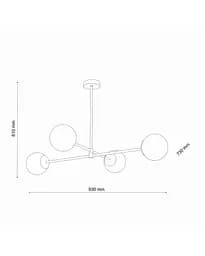 Люстра Tk Lighting 4605 Cadix G9 4x6W IP20 - мініатюра 3