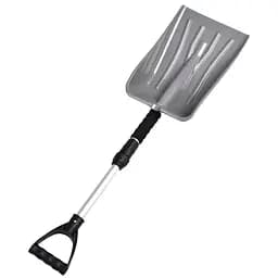 Лопата Supretto снегоуборочная с телескопической ручкой серая (84280001)