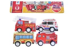 Набір інерційних машин "Міська техніка" 4 штуки 03-38