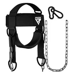Тяга для шеи RDX H2 Neck Harness Black Plus (WAN-H2B+)