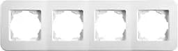 Рамка четверна VIKO Rollina горизонтальна Білий (90480054)