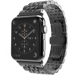 Металевий ремінець Primo Steel Link для годинника Apple Watch 38 мм, 40 мм, 41 мм Black