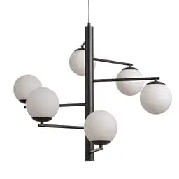 Люстра Brille молекула підвісна LED 48W WW BK (BL-836S/6) - мініатюра 8