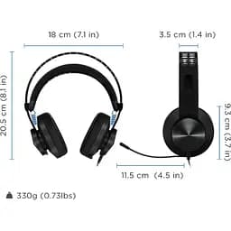 Ігрові навушники Lenovo Legion H300 Black (GXD0T69863) [159490] - мініатюра 17