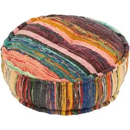Пуф J-line диаметр 55 см круглый яркий разноцветный (51822)