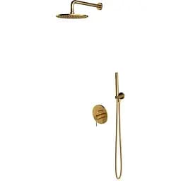 Душова система прихованого монтажу Omnires Y brushed gold SYSY19GLB, Золотий