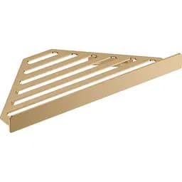 Полочка угловая Hansgrohe AddStoris 14.8 х14.8 x 30.5 см Brushed Bronze 41741140, Бронза