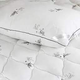 Подушка Руно Swan Luxury з штучним лебединим пухом, 70х70 см, білий (313.52_Swan Luxury) - мініатюра 3