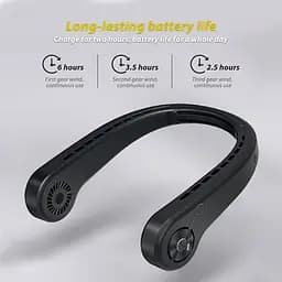 Портативний шийний вентилятор USB - мініатюра 2