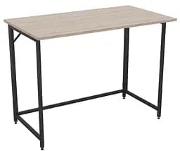 Комп'ютерно-письмовий складаний стіл для роботи в стилі Лофт Fold FL1000 (1000х600х750Н) чорний Дуб сонома 
