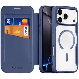 Чохол-книжка Dux Ducis Skin X Pro with MagSafe для Apple iPhone 17 Pro Max 6.9" Blue