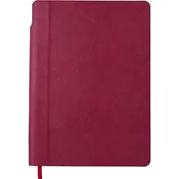Блокнот діловий Buromax Logo2U Fresh А5 96 арк. в крапку обкладинка штучна шкіра темно-червоний (BM.295311-13)