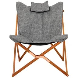 Крісло розкладне Bo-Camp Bloomsbury L Grey (1200370), Сірий - мініатюра 2