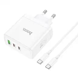 Зарядний комплект Hoco n30 glory pd 65 W three-port (2 c1a) fast charger set - мініатюра 3