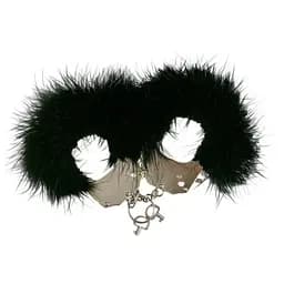 Наручники металлические Adrien Lastic Handcuffs, Чорний