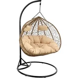 Підвісне крісло-кокон Di Volio Foggio двомісне коричневий