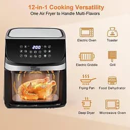 Мультипіч Zepline ZP-110 електрична 10.5л 3500 Вт Чорна - мініатюра 2