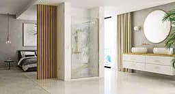 Душові двері Rea Hugo 90 brushed gold REA-K8411 - мініатюра 2