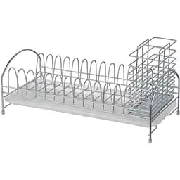 Сушилка для посуды Lemax настольная с держателем приборов 42.5х19х21.3 см хром (LF-514)