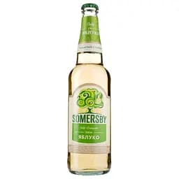 Упаковка сидру Somersby Яблуко 4.7% 10 л (0.5 л х 20 шт.) - мініатюра 3