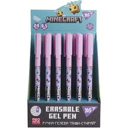 Набор ручек Yes Minecraft Spring пиши-стирай гелевая 0.5 мм синий (420468)