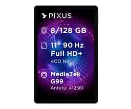 Планшет Pixus TITAN 11 8/128 GB LTE Android 15 Grey