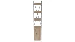 Етажерка 4/34 Серії Конект з тумбою 179x34x28 Сірий ДСП Дуб Сан-Марино FRD-104478 - мініатюра 4