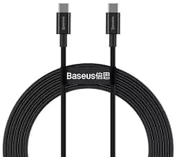 Кабель Baseus Superior Series Fast Charging Cable Type-C to Type-C 100W 1m CATYS-B01 Black