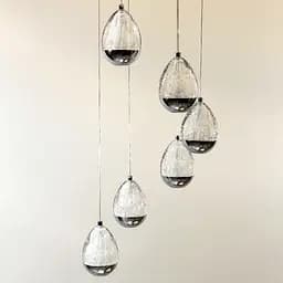 Світильник підвісний Friendlylight Terrene PL6 Chrome FL3173