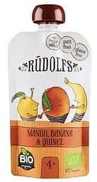 Пюре Rudolfs Pouch Смузи манго-банан-айва, 110 г, 6 шт.