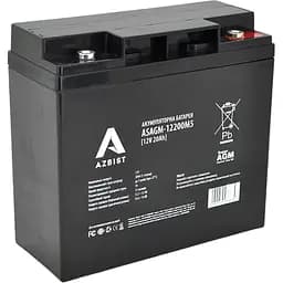 Аккумулятор Azbist AGM 12V (12.8V/20Ah/240Wh) (ASAGM-12200M5) [153953]