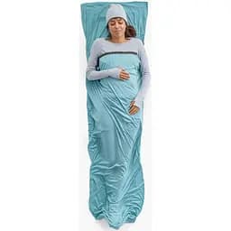 Вкладиш у спальник Sea to Summit Comfort Blend Sleeping Bag Liner, Rectangular w/ Pillow Sleeve Блакитний - мініатюра 2