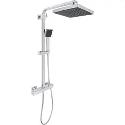 Душова система універсальна Qtap Sloup термостатична на два споживача QTSL57103KNC Chrome, Хром