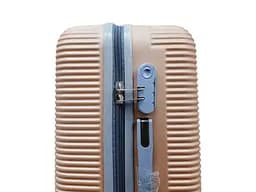 Валіза маленька S ABS-пластик Milano bag 004 56,5×39×24см 40л Шампань - мініатюра 5