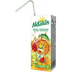 Нектар Naturalis Яблуко-виноград, 200 мл