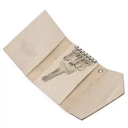 Шкіряна ключниця GRANDE PELLE 7х10х2 см acs0018670 - мініатюра 4