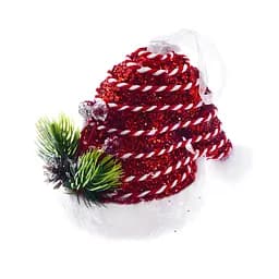 Прикраса Offtop Капелюх, червоний (855133)