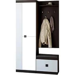 Передпокій Еверест Соната 3 венге темний/білий (EVR-2532)