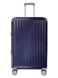 Валіза середня M Milano bag 013 полікарбонат Темно-синій