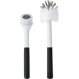 Набор щеток для чистки посуды KitchenAid Sinkware черно-белый 2 предмета (KEG875OHBA)