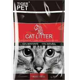 Наповнювач бентонітовий Tiger Pet Cat Litter з ароматом троянди 5 л