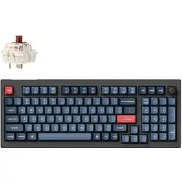 Keychron Клавіатура механічна V5 Max 100Key EN/UKR, RGB, чорний