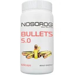 Передтренувальний комплекс Nosorog Bullets 5.0, 60 капсул