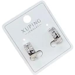 Сережки Xuping кільця з кристалами з медичного сплаву