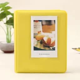 Фотоальбом для Fujifilm Instax Mini (12, 11, 40, 70, 90, 99, EVO, Link, Liplay) Polaroid 300, Z2300 на 64 фото, жовтий  - мініатюра 5