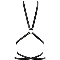 Портупея из экокожи Bijoux Indiscrets Maze - Multi-Way Body Harness Black