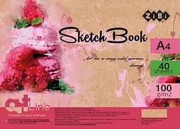 Скетчбук Art Line ZB.1485 А4, 40 аркушів