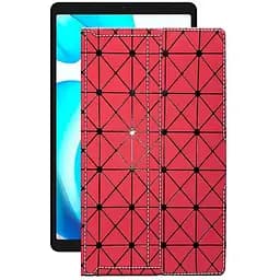 Чехол StatusCASE из экокожи для планшета Realme Pad Mini Красный ромб